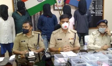 झारखंड: रांची में कोल कारोबारी की मर्डर करने आये अमन साव गैंग के पांच क्रिमिनल अरेस्ट, आर्म्स व गोली बरामद