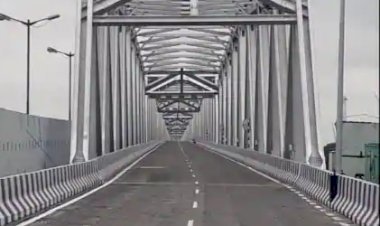 बिहार:नीतिन गडकरी ने महात्मा गांधी सेतु के नये अपस्ट्रीम लेन  का ऑनलाइन उद्घाटन किया