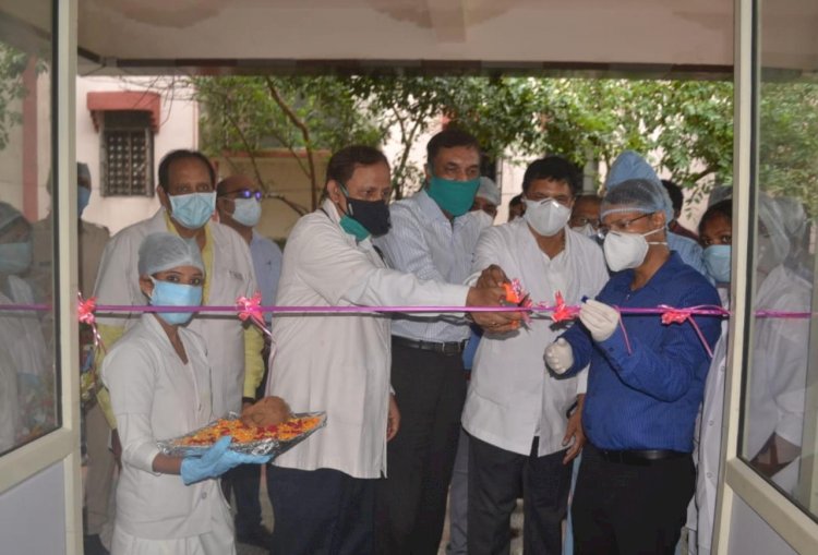 धनबाद: डीसी ने किया PMCH में डेडीकेटेड कॉविड -19 हॉस्पीटल का उद्घाटन