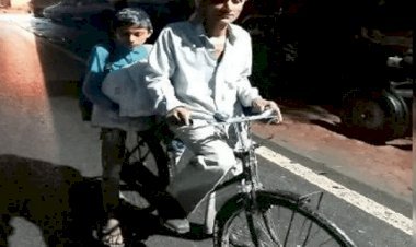 एमपी: पिता ने बेटे को 105 किमी साइकिल पर बैठाकर परीक्षा सेंटर पहुंचाया, पढ़ाई का खर्च उठायेंगे आनंद महिंद्रा