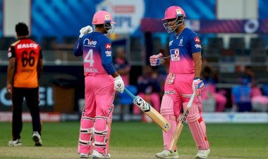 IPL 2020 SRH vs RR:राजस्थान ने हैदराबाद को पांच विकेट से हराया,राहुल तेवतिया की शानदार  45 रन की पारी