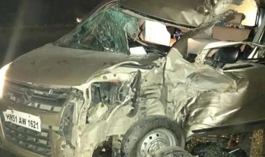 धनबाद: डोमनपुर जीटी रोड पर रोड एक्सीडेंट, कार सवार CISF अफसर,उनकी पत्नी व दो बच्चे घायल