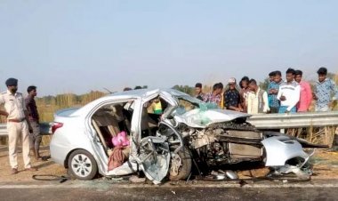 जामताड़ा:गोविंदपुर-साहिबगंज हाइवे पर कार व पिकअप वैन में टक्कर,एक ही फैमिली के चार लोगों की मौत