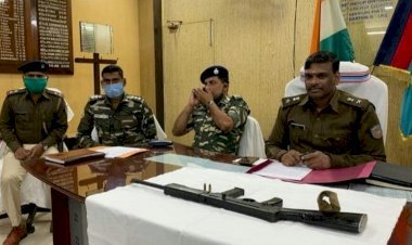 हजारीबाग: देसी राइफल के साथ टीपीसी का एक्स मेंबर  जितेन्द्र कुमार भोक्ता अरेस्ट  