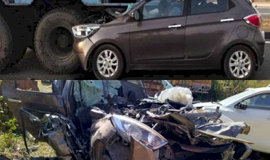 झारखंड: रांची-टाटा रोड एक्सीडेंट में तीन की मौत, दो जख्मी, बहन को एयरपोर्ट पहुंचाकर टाटा लौट रहे इकलौते भाई की कार ट्रक में घुसी