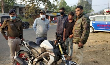 धनबाद:निर्धारित गति से अधिक स्पीड से चलने वाले 12 वाहनों से वसूला गया जुर्माना