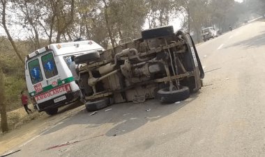 पलामू: बीजेपी MP सुशील सिंह के काफिले की एस्कार्ट गाड़ी का एक्सीडेंट, पुलिस कांस्टेबल की मौत, दो गंभीर 