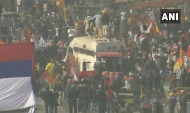 किसान अंदोलन: ट्रैक्टर परेड में हिंसक प्रदर्शन, बवाल,दिल्ली-NCR में आधी जगहों पर इंटरनेट सेवा बंद,शाह की हाइ लेवल मीटिंग