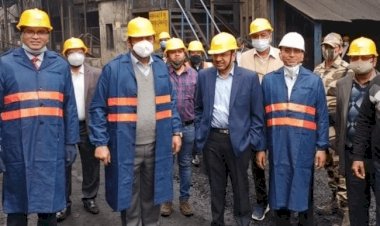 धनबाद: मोनो रेल से मुनिडीह माइंस में गये कोल सेकरटेरी, कहा- BCCL का कोयला अच्छा