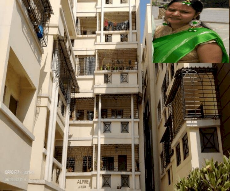 धनबाद: भेलाटांड़ में ट्रिनिटि गार्डेन अपार्टमेंट के Seventh floor से गिरकर महिला की मौत