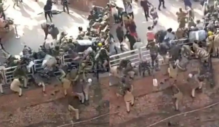 किसान हिंसा मामला: दिल्ली पुलिस ने दर्ज कीं चार FIR, उपद्रव में 83 पुलिसकर्मी घायल, डीसीपी पर ट्रैक्टर चढ़ाने की कोशिश