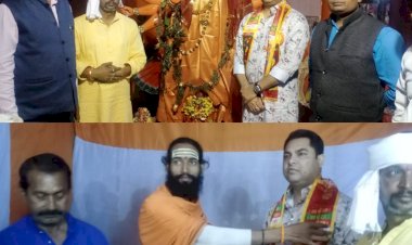 धनबाद: सिंदरी पंचमुखी बजरंगबली मंदिर में श्री श्री मारुति नंदन महायज्ञ में शामिल हुए रणविजय सिंह