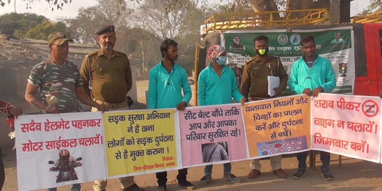 धनबाद:32 वां राष्ट्रीय सड़क सुरक्षा माह:300 से अधिक वाहनों की जांच,30 पर लगा जुर्माना, 16 चालकों का डीएल जब्त