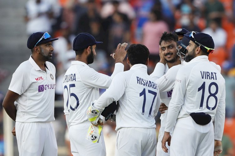 गुजरात: नरेंद्र मोदी स्टेडियम में टीम इंडिया ने इंग्लैंड को 10 विकेट से हराया