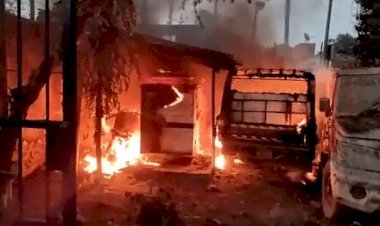 बिहार:नालंदा में मिठाई दुकान में घुसा ट्रक, छह की मौत,12 जख्मी, भीड़ का थाने पर हमला, ट्रक व गाड़ियां फूंकी