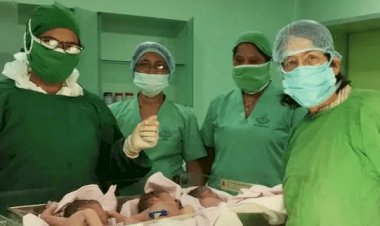 रांची: महिला ने एक साथ दिये तीन बच्चों को जन्म, जच्चा-बच्चा तीनों स्वस्थ