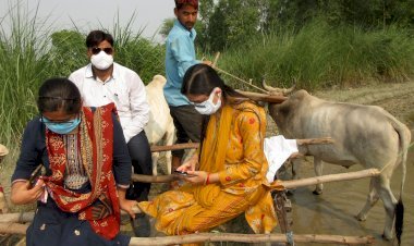 उत्तर प्रदेश: बदायूं की DM दीपा रंजन बैलगाड़ी से पहुंच गईं गांव, बाढ़ प्रभावित क्षेत्र का किया निरीक्षण 