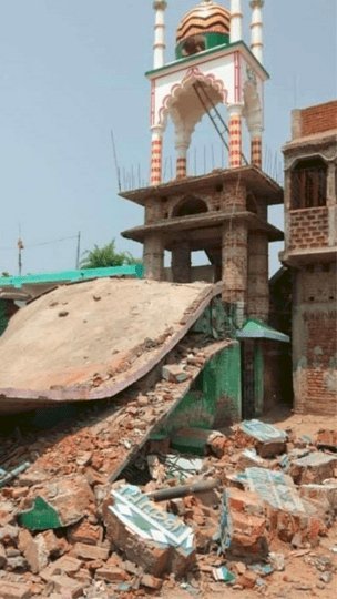 बिहार: बांका में मस्जिद के समीप बम विस्फोट, मदरसा भवन ध्वस्त, मौलवी की मौत, चार जख्मी