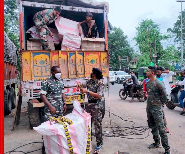 रामगढ़: एक ट्रक कमला पसंद गुटखा जब्त, अवैध रूप से भेजा जा रहा था रांची व जमशेदपुर