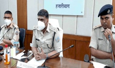 हजारीबाग: वाहन चोरी के इंटर स्टेट गैंग का खुलासा,10 क्रिमिनल अरेस्ट,दो स्कार्पियो समेत चार वाहन बरामद