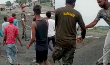 दुमका: शिकारीपड़ा में पत्थर लदे ओवरलोडिंग ट्रकों की जांच करने पहुंचे DTO- CO पर पथराव, दो पुलिसकर्मी घायल