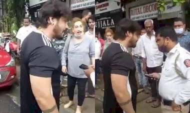 मुंबई: रोड पर खड़ी कार में व्हील क्लैम्प लगाये जाने पर ट्रैफिक कांस्टेबल से भिड़े वाइफ-हसबैंड, फिर टपकाने लगे आंसू