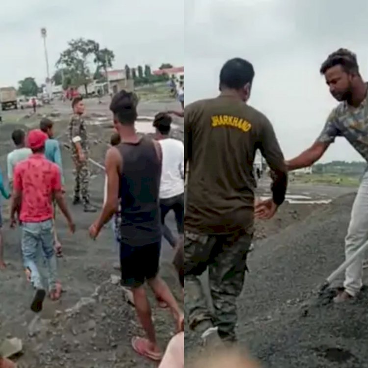 दुमका: शिकारीपड़ा में पत्थर लदे ओवरलोडिंग ट्रकों की जांच करने पहुंचे DTO- CO पर पथराव, दो पुलिसकर्मी घायल