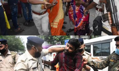 धनबाद: हेल्थ मिनिस्टर ने की बीस सूत्री की मीटिंग, इंटरमीडियट में फेल स्टूडेंट्स का हंगामा, पुलिस लाठी चार्ज