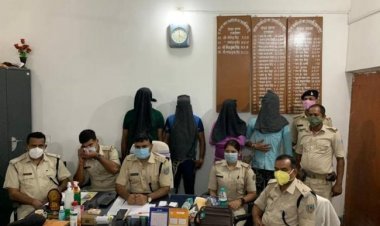 हजारीबाग: झंडा चौक पर फायरिंग मामले में 11 अरेस्ट, दो पिस्टल, ब्राउन शुगर बरामद