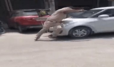 पंजाब : पटियाला में चेकिंग के दौरान एएसआइ को कार ने रौंदा, टांग टूटी, Video वायरल