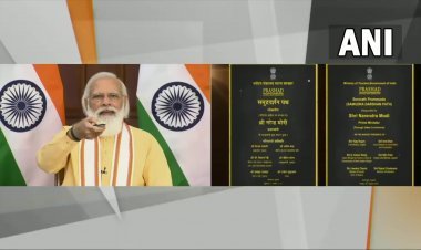 गुजरात : पीएम नरेंद्र मोदी ने सोमनाथ मंदिर कैंपस में कई परियोजनाओं का किया शिलान्यास