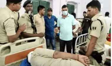 बिहार: वैशाली में पुलिस टीम पर हमला, फायरिंग,तलवार से काटा, थानेदार समेत कई जवान जख्मी, 13 अरेस्ट
