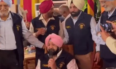 पंजाब: सीएम की कुर्सी छोड़ने के  बाद कूल हैं कैप्टन अमरिंदर, फौजी दोस्तों को गाने सुना लूटी महफिल