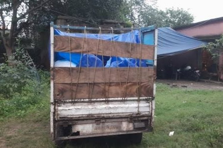 झरिया में पुलिस ने 40 क्विटल अवैध सरकारी चावल किया जब्त