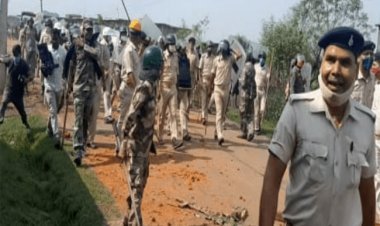 हजारीबाग:  बानादाग साइडिंग में आंदोलनकारी रैयत और पुलिस में हिंसक झड़प, 20-25 पुलिसकर्मी व रैयत घायल