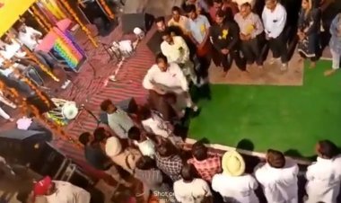 पंजाब: सवाल करने पर भड़के कांग्रेस एमएलए जोगिंदर पाल, गुस्से में युवक को जड़ दिया थप्पड़