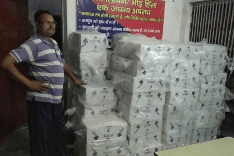 बिहार भेजी जा रही 110 पेटी विदेशी शराब टुंडी में जब्त