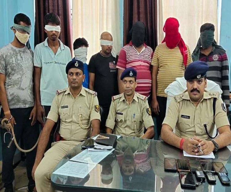 बोकारो से मंगाई गयी 781 लीटर शराब मुजफ्फरपुर में जब्त, पुलिस ने सात धंधेबाजों को किया अरेस्ट