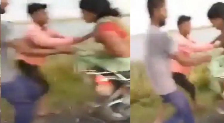 छपराः चिल्लाती रही महिला, साड़ी खींचते रहे मनचले, VIDEO वायरल, चार अरेस्ट