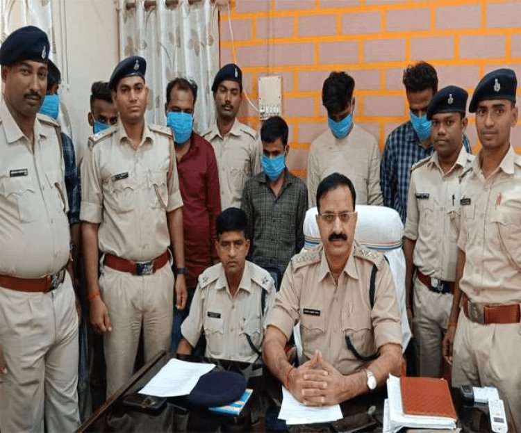 गढ़वा: किडनैप कंट्रेक्टर दो घंटे में बरामद, पुलिस ने छह क्रिमिनलों को दबोचा