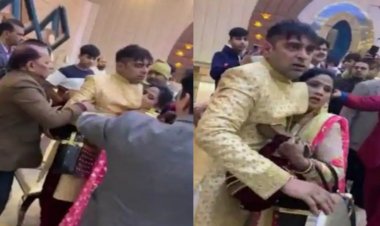 उत्तर प्रदेश: गाजियाबाद कई शादियां करने वाला दूल्हे की खुली पोल,  लड़की वालों ने मंडप में ही लात-घूंसों से कर दी धुनाई