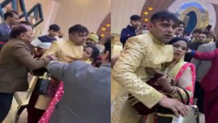 उत्तर प्रदेश: गाजियाबाद कई शादियां करने वाला दूल्हे की खुली पोल, लड़की वालों ने मंडप में ही लात-घूंसों से कर दी धुनाई