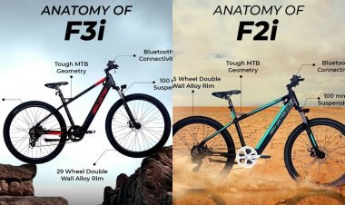 इंडिया की पहली कनेक्टेड ई-माउंटेन साइकिल F2i और F3i लॉन्च, बटन दबाते बाइक बन जायेगी