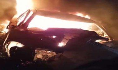 उत्तर प्रदेश: सुलतानपुर में पूर्वांचल एक्सप्रेसवे पर डिवाइडर से टकरायी कार, लगी आग तीन लोग जिंदा जले