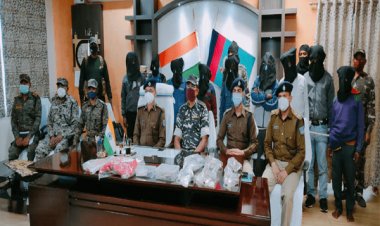 चाईबासा: नौ नक्सली अरेस्ट,आर्म्स लूटने के लिए हुई थी एक्स MLA गुरुचरण नायक के बॉडीगार्ड का मर्डर