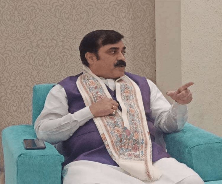 झारखंड की हेमंत सरकार की भाषाई राजनीति देश के लिए विभाजनकारी: बिहार के श्रम मंत्री जीवेश मिश्रा