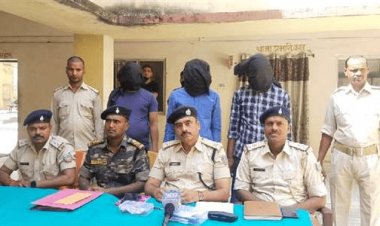 चतरा: कोयला लूटने वाले इंटर स्टेट गैंग का पुलिस ने किया खुलासा, तीन अरेस्ट, कोयला लदा ट्रक बरामद