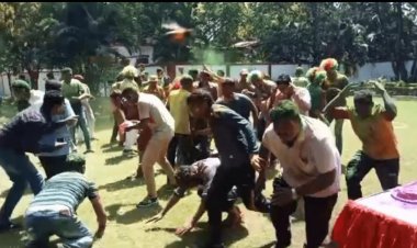 रांची: आइजी आवास पर होली मना रहे पुलिस जवानों पर मधुमक्खियों का हमला, कई पुलिसकर्मी जख्मी