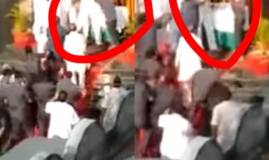 बिहार: नीतीश कुमार के पीठ पर विक्षिप्त युवक ने मुक्का मारा, भीड़ पीटने लगी तो खुद CM  ने लोगों को रोका  