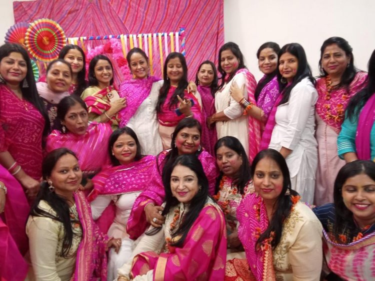 धनबाद एकल महिला समिति ने किया होली उत्सव का आयोजन